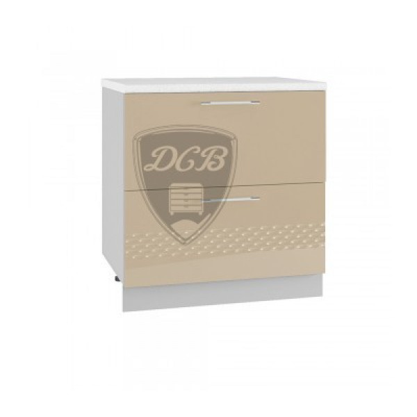КАПЛЯ 3D ШНК2-800 шкаф нижний комод (2 ящика)