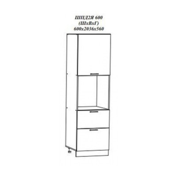ОПЕРА ПНЯ-600М шкаф-пенал напольный