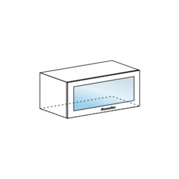 Скала ШВГС-800 шкаф горизонтальный со стеклом (Дсв)