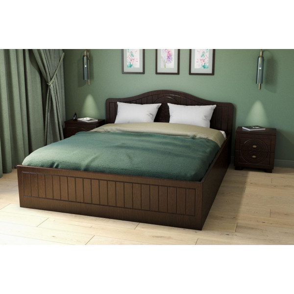Кровать «Монблан» МБ-606К (2000х1600) венге/орех шоколадный (Компасс)