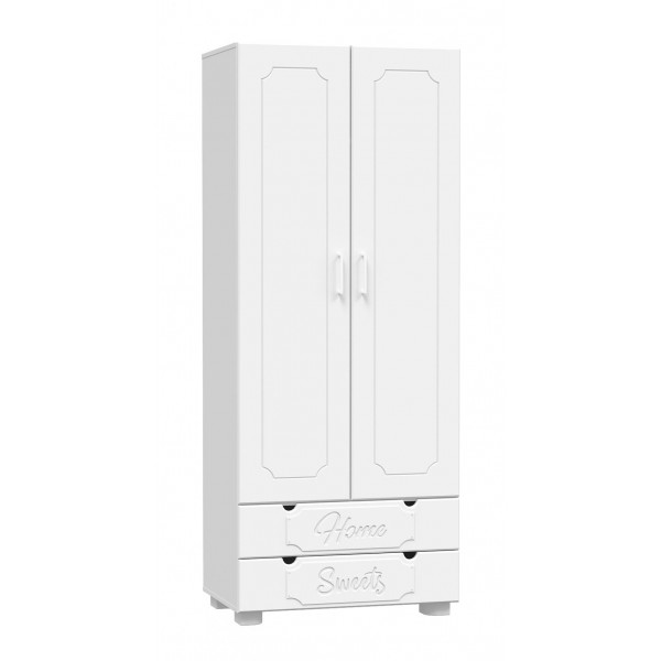 Шкаф для одежды ДримСтар ДС-60К белое дерево (Компасс)